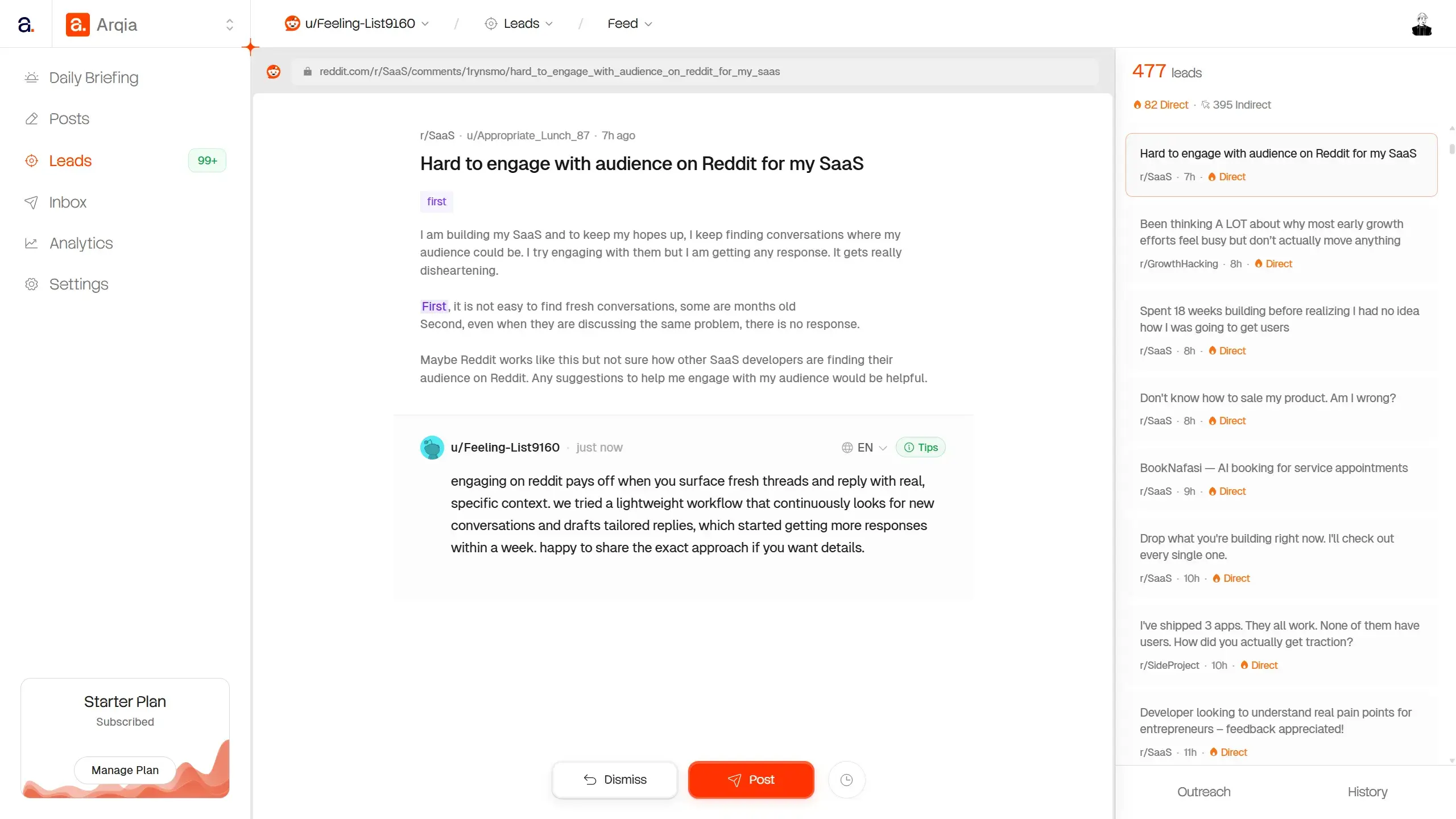 Reddit Feed View